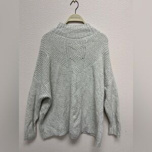 Maurices Light Gray Cowl Neck Sweater